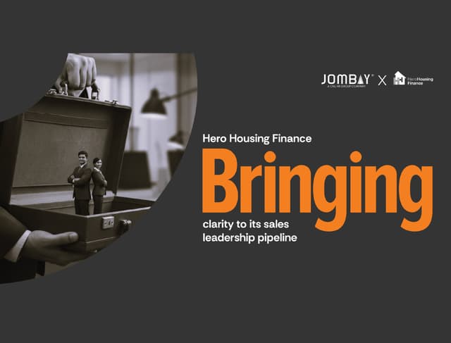Hero Housing Finance - Bringing clarity to its sales leadership pipeline