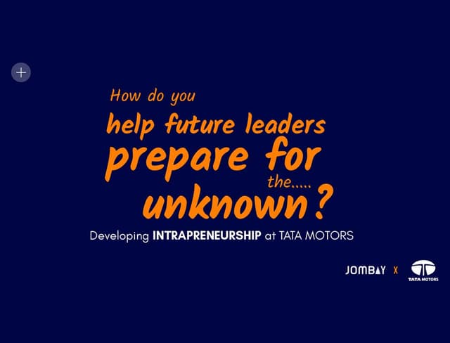 Developing Intrapreneurship at TATA MOTORS